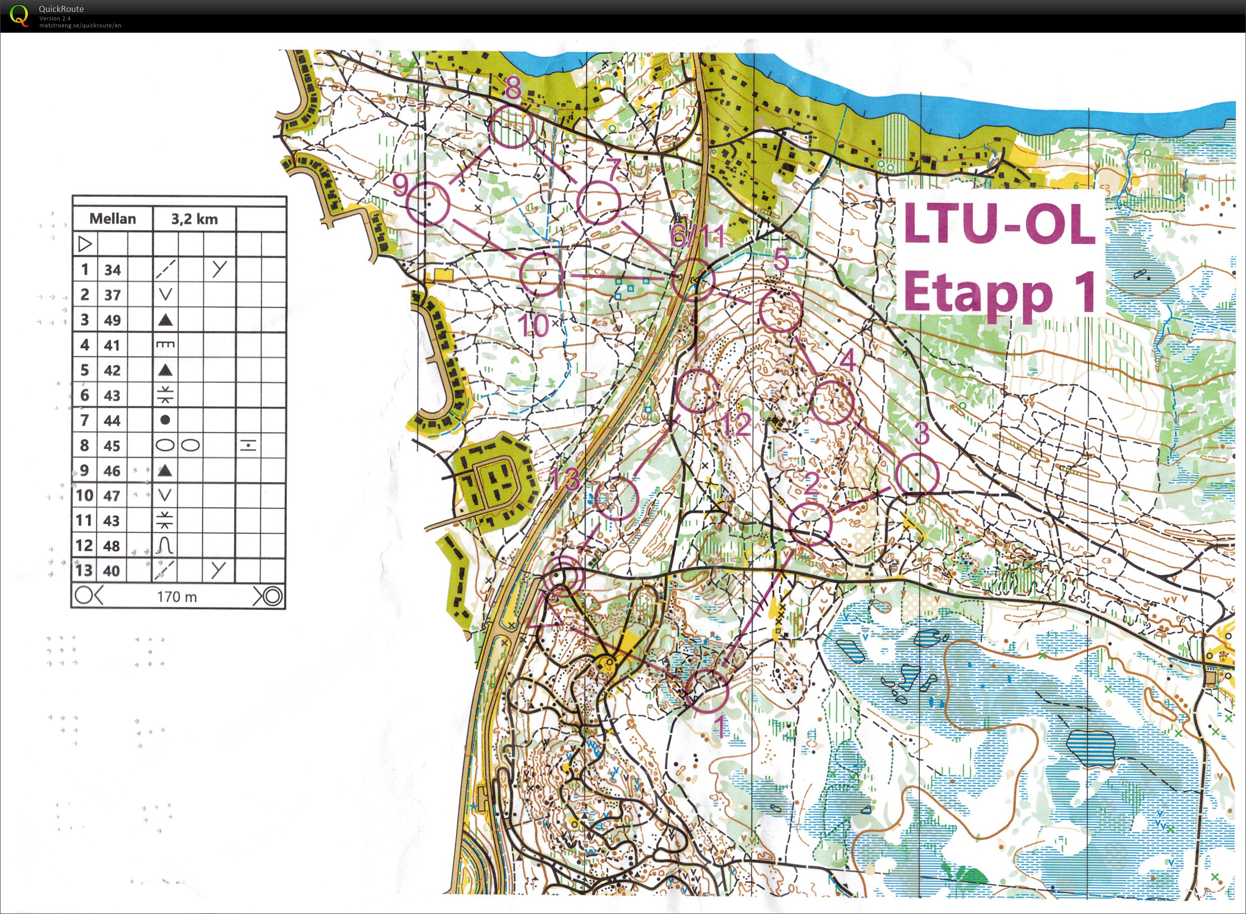 Universitetsorienteringen 2025 Etapp 1 (Mellan 3200m) (01/09/2025)