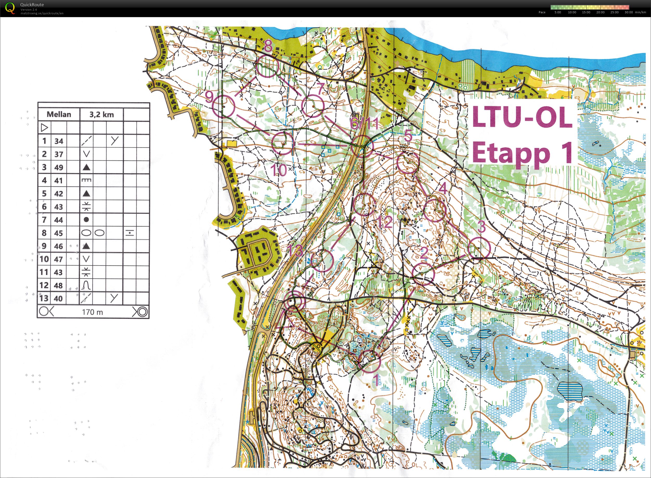 Universitetsorienteringen 2025 Etapp 1 (Mellan 3200m) (01/09/2025)