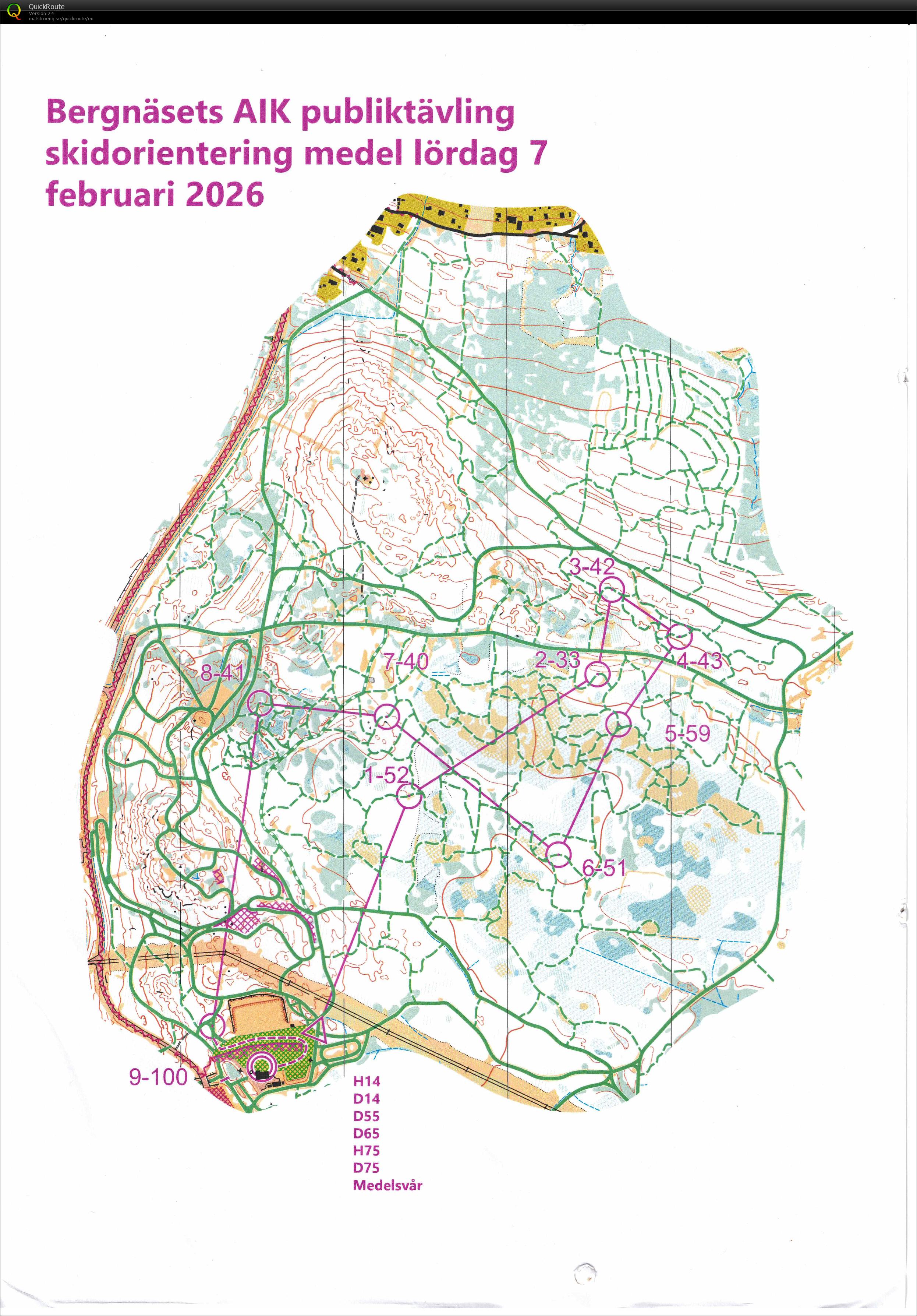 SkidO, Publiktävling WC/JWSOC/EYSOC, lördag, medel (07/02/2026)