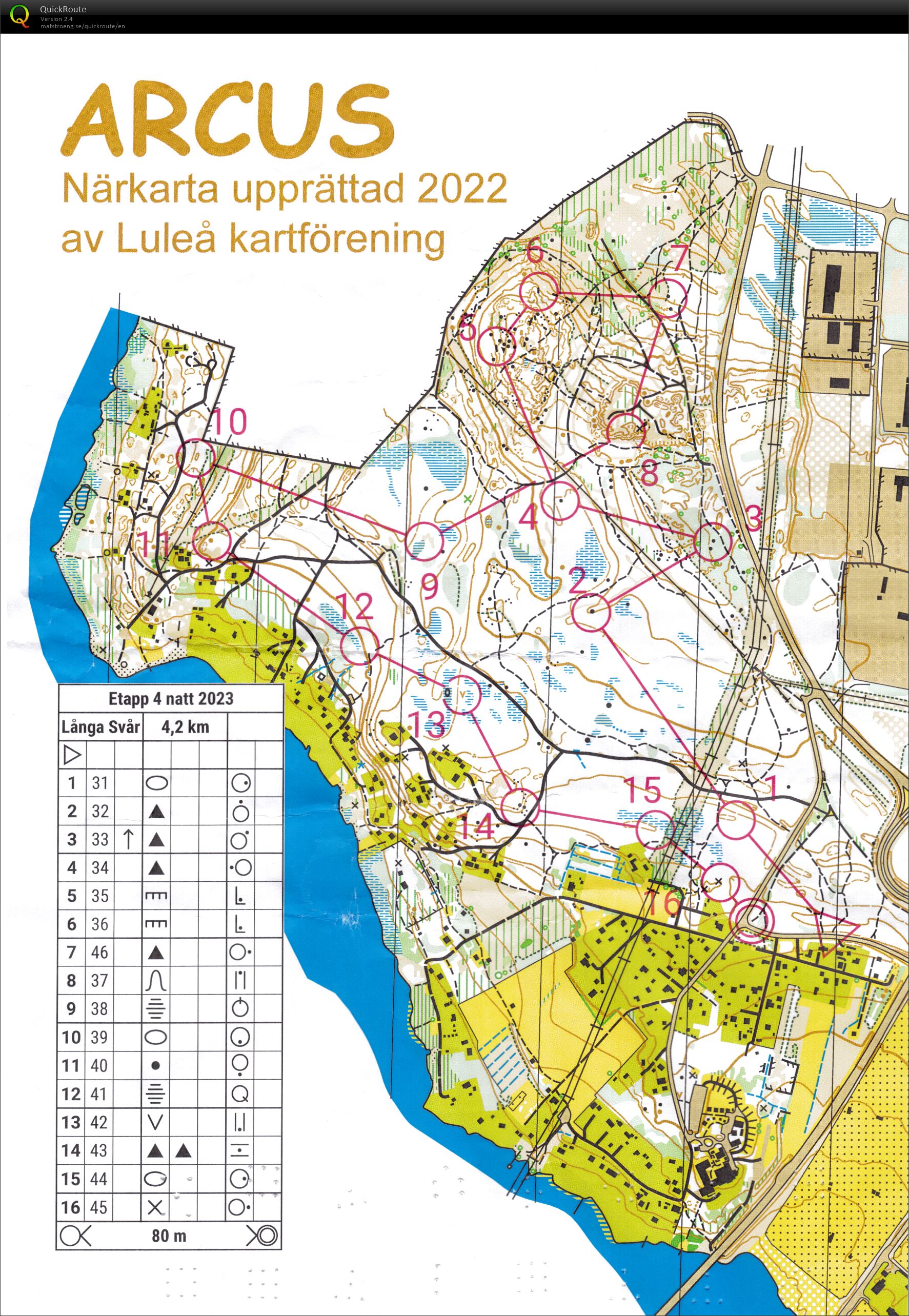 Universitetsorienteringen 2023 Etapp 4 (Natt, lång 4200m) (02/10/2023)