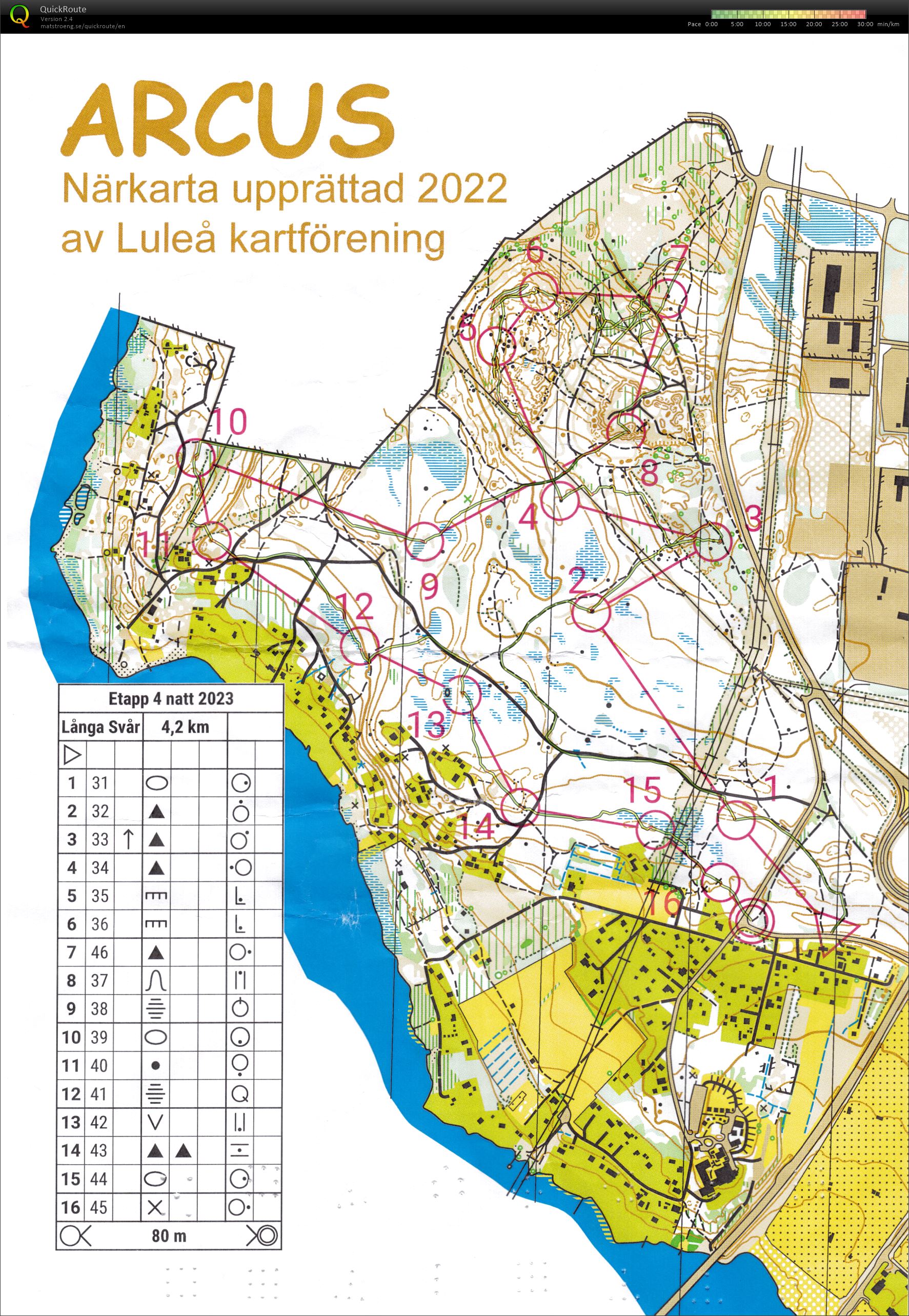 Universitetsorienteringen 2023 Etapp 4 (Natt, lång 4200m) (02/10/2023)